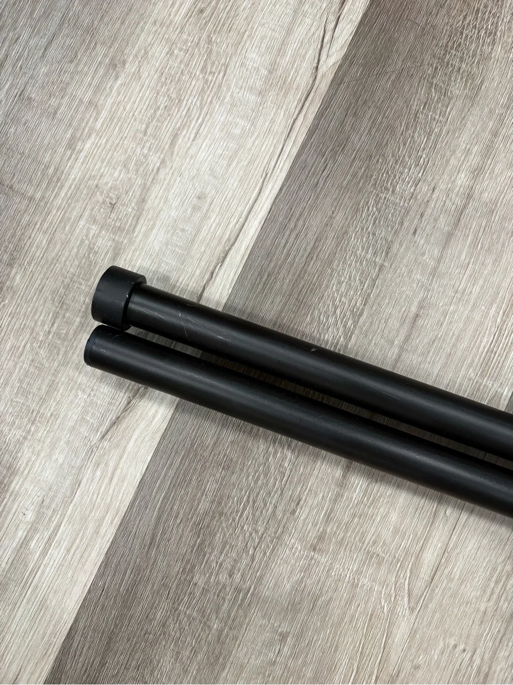 84-144” curtain rod
